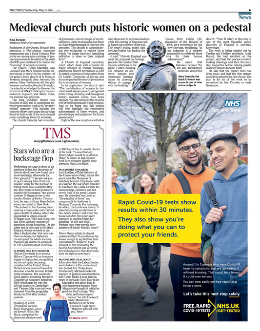 A Nod From The Times for Christopher Jackson!