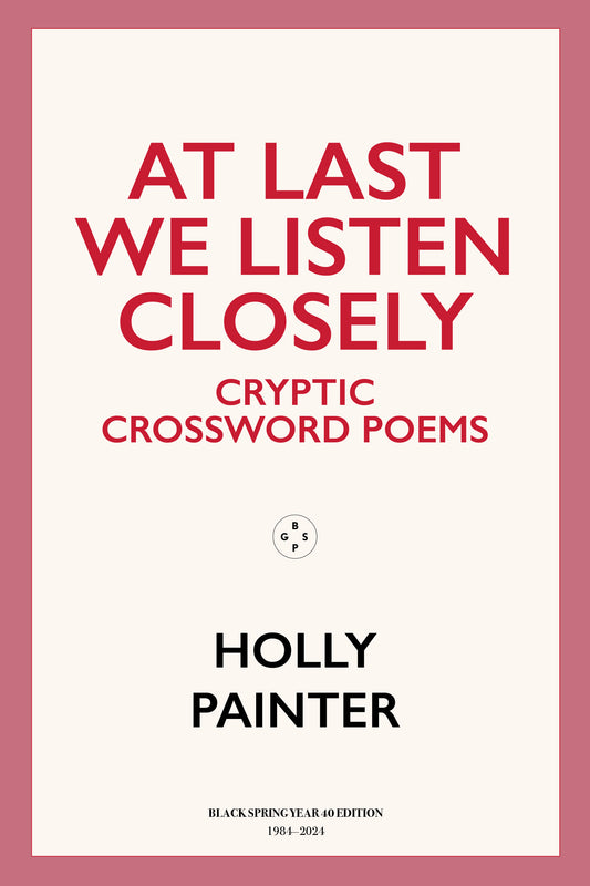 At last, we listen closely: cryptic crossword poems